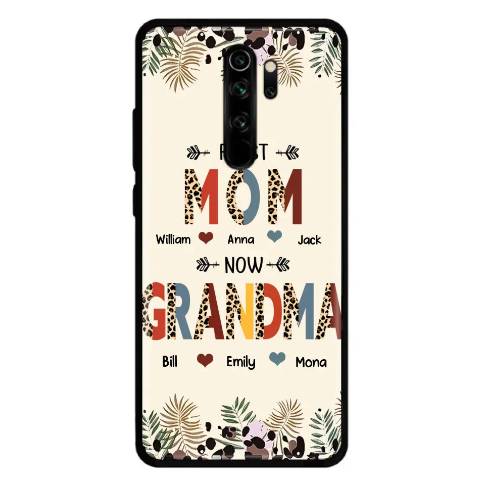 Custom Personalized Grandma Phone Case - Gift Idea For Grandma/Mom/ Mother's Day - Up to 6 Kids And 12 Grandkids - First Mom Now Grandma - Case For Oppo/Xiaomi/Huawei