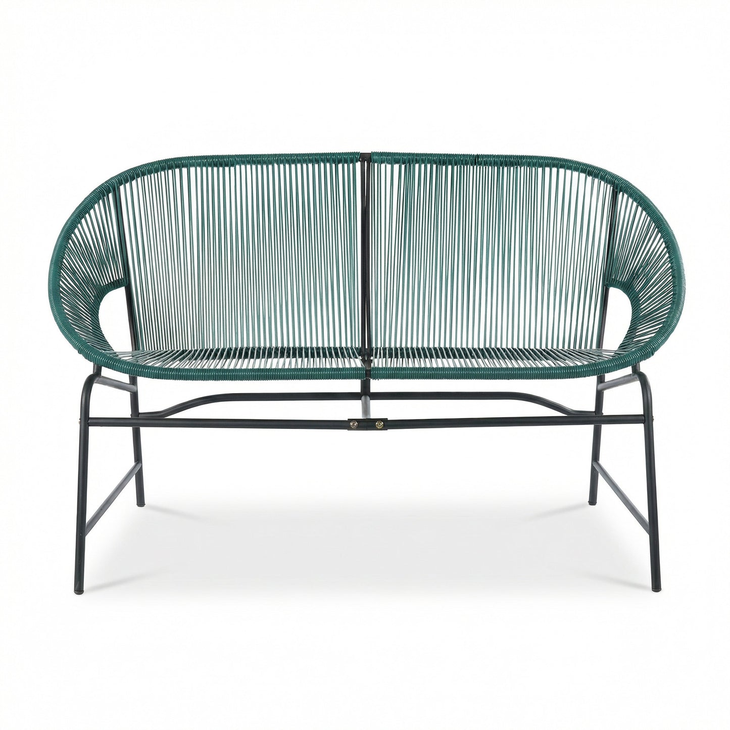 Nusa Outdoor Patio Wicker 3-Piece Chat Set
