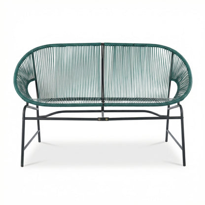 Nusa Outdoor Patio Wicker 3-Piece Chat Set