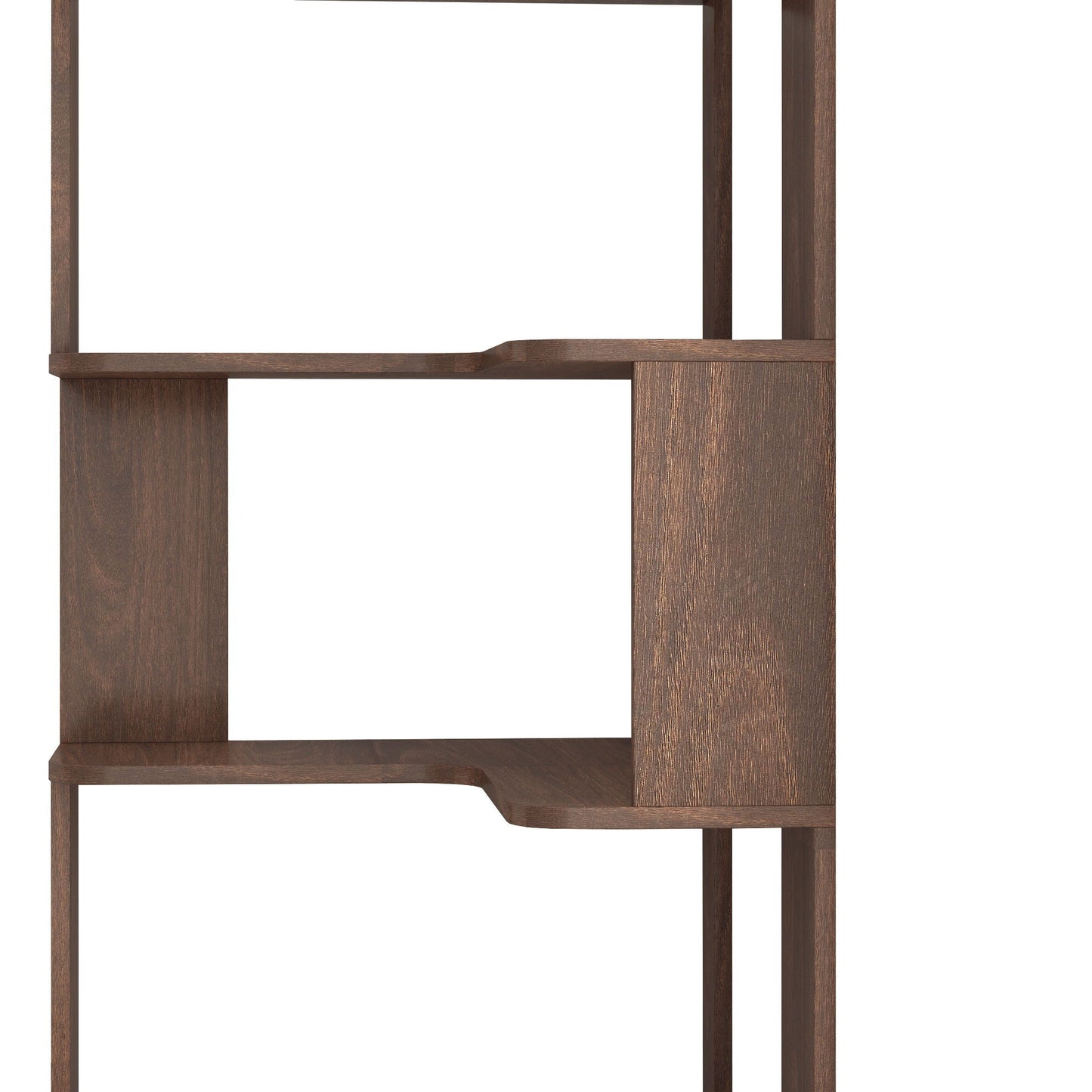 L-Shaped Design Corner Bookshelf