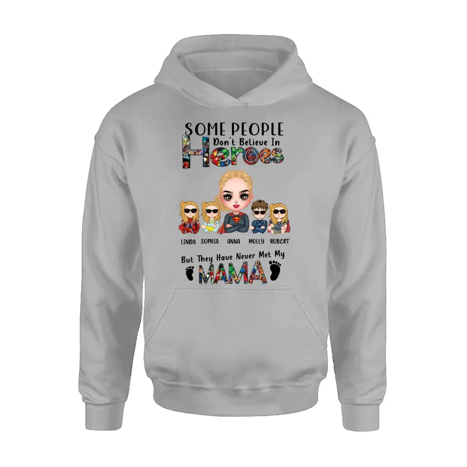 Personalize Mother's Day Shirt/Hoodie - Up to 4 Kids - Gift Idea For Grandma/Mother's Day - You're Welcome