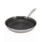 Better Chef 12-Inch 3-Ply Stainless Steel Nonstick Fry Pan with Rolled Edge