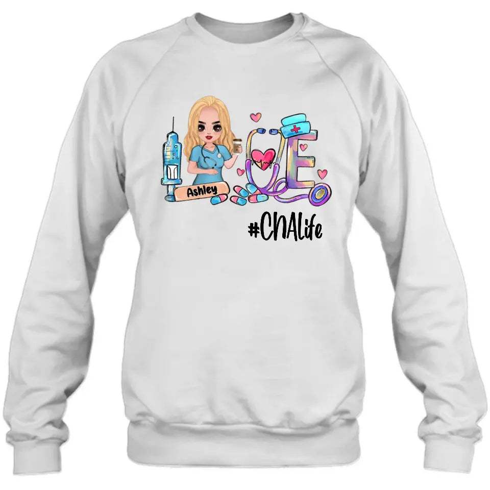 Custom Personalized Nurse Shirt - Gift Idea For Nurse - CNA Life