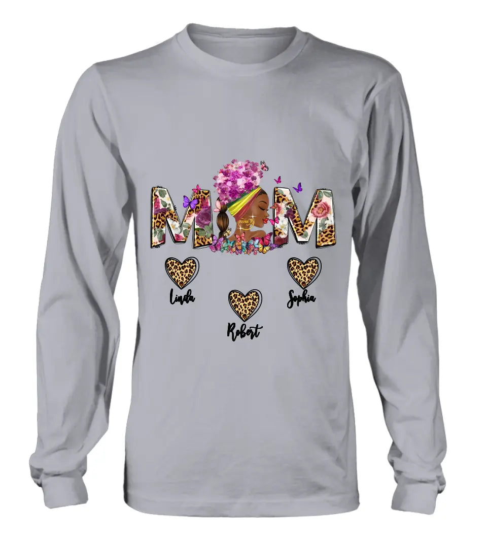 Personalized Mom Shirt/Hoodie - Gift Idea For Mom/Mother's Day - Up to 10 Kids