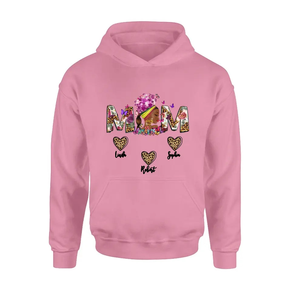 Personalized Mom Shirt/Hoodie - Gift Idea For Mom/Mother's Day - Up to 10 Kids