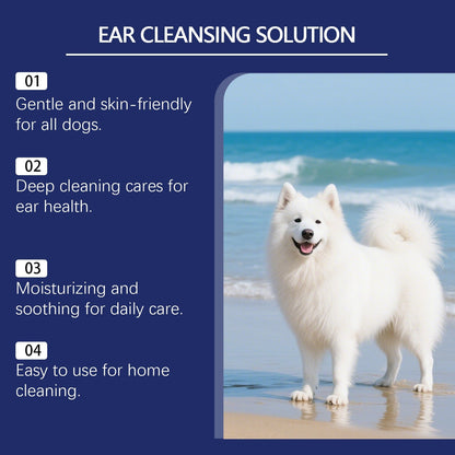 Yegbong Dog Ear Cleaner Contains Mint  For Gentle, Odor-Free Daily Care