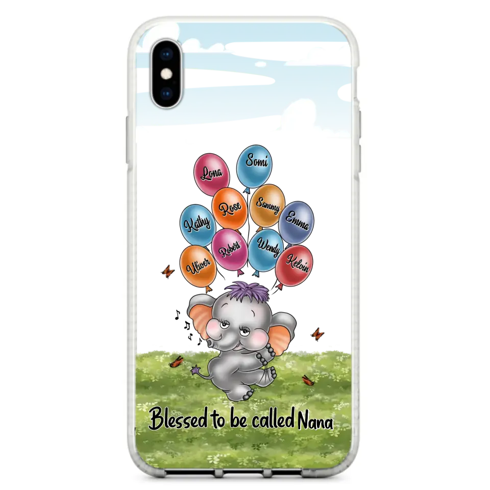 Personalized Grandma Phone Case - Up to 10 Kids - Gift Idea for Grandma/Mother's Day - Blessed To Be Called Nana