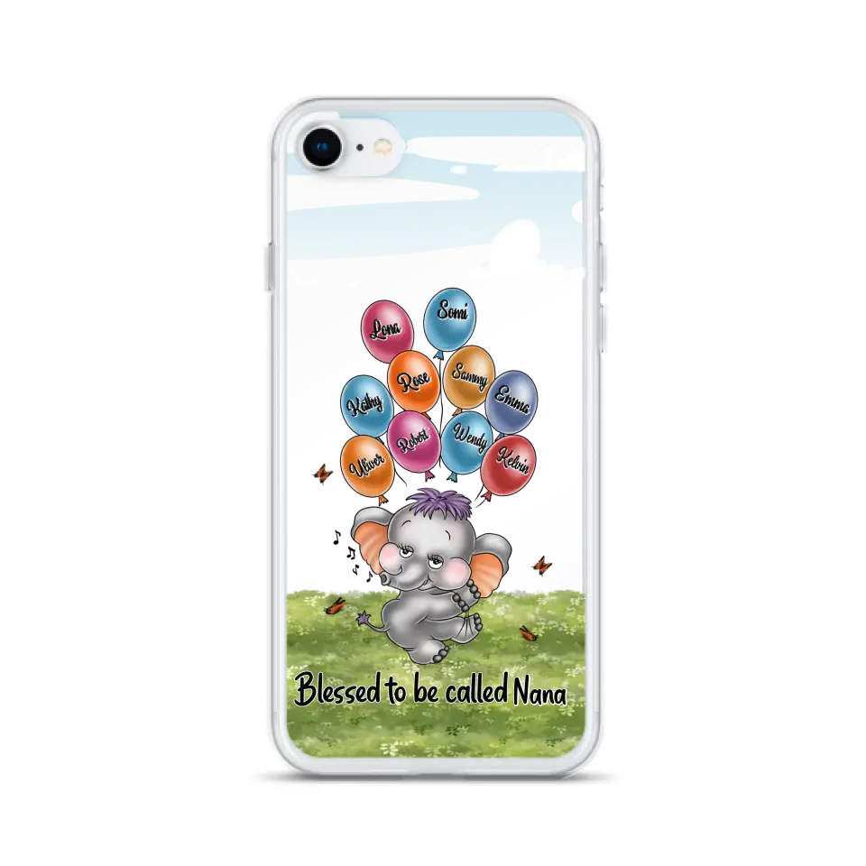 Personalized Grandma Phone Case - Up to 10 Kids - Gift Idea for Grandma/Mother's Day - Blessed To Be Called Nana