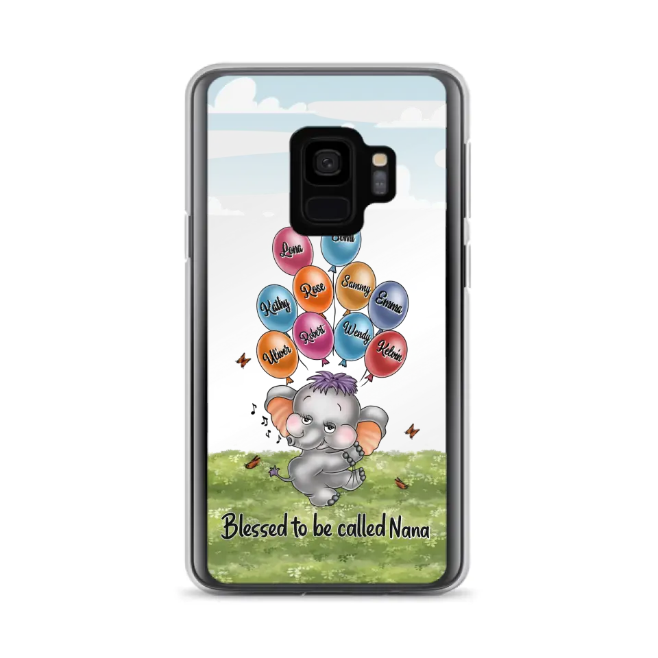 Personalized Grandma Phone Case - Up to 10 Kids - Gift Idea for Grandma/Mother's Day - Blessed To Be Called Nana