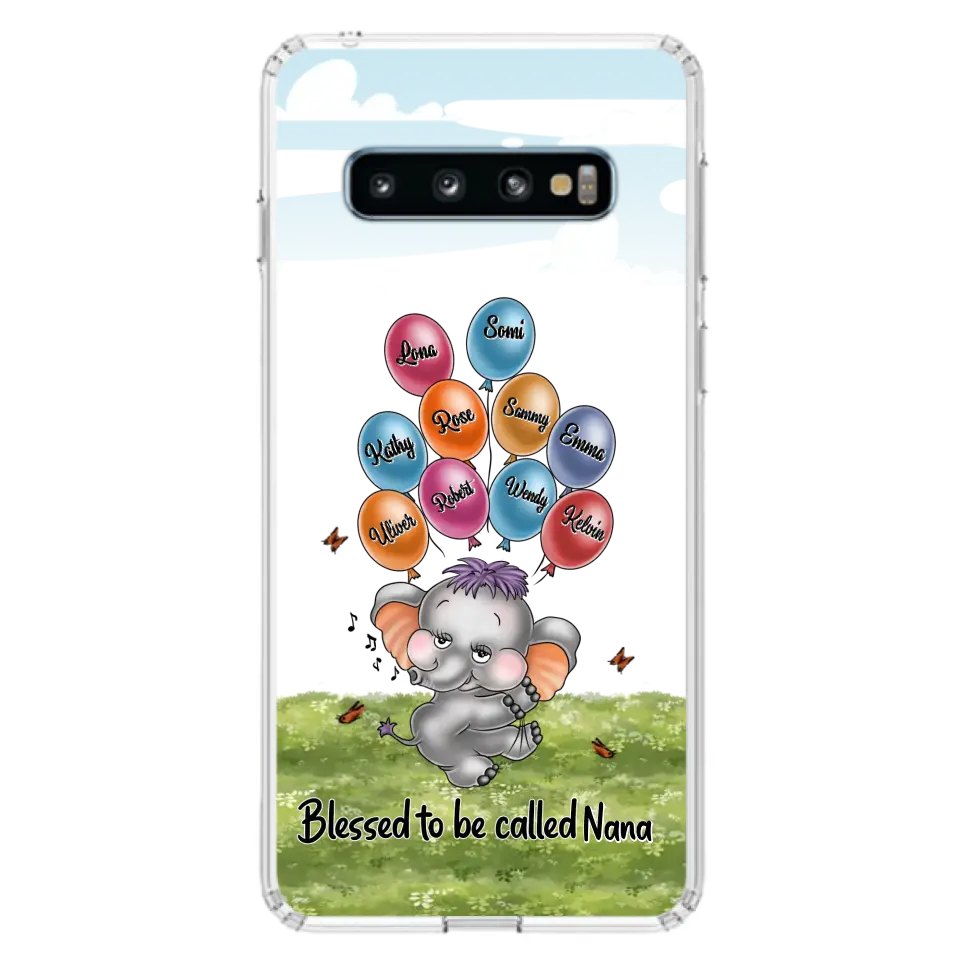 Personalized Grandma Phone Case - Up to 10 Kids - Gift Idea for Grandma/Mother's Day - Blessed To Be Called Nana