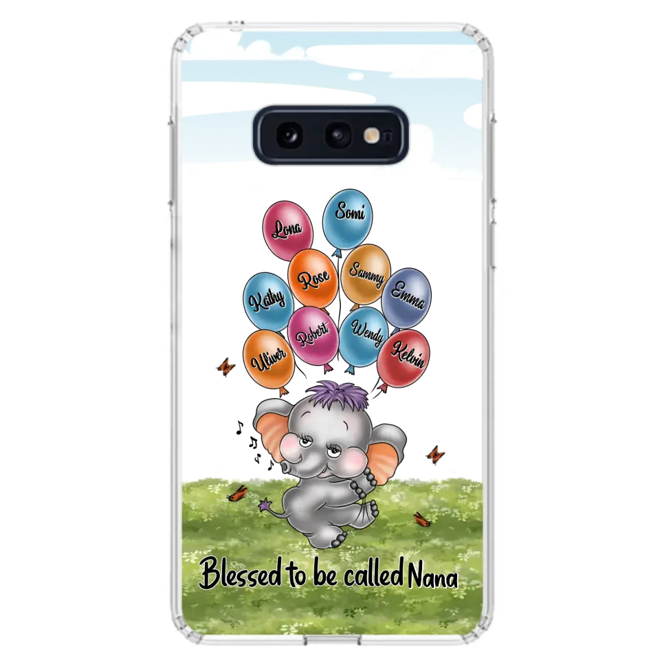 Personalized Grandma Phone Case - Up to 10 Kids - Gift Idea for Grandma/Mother's Day - Blessed To Be Called Nana