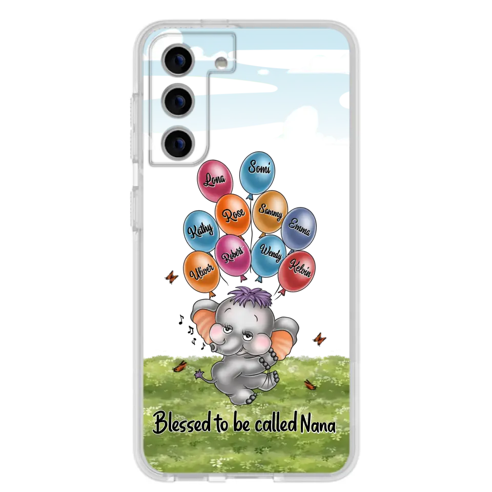 Personalized Grandma Phone Case - Up to 10 Kids - Gift Idea for Grandma/Mother's Day - Blessed To Be Called Nana
