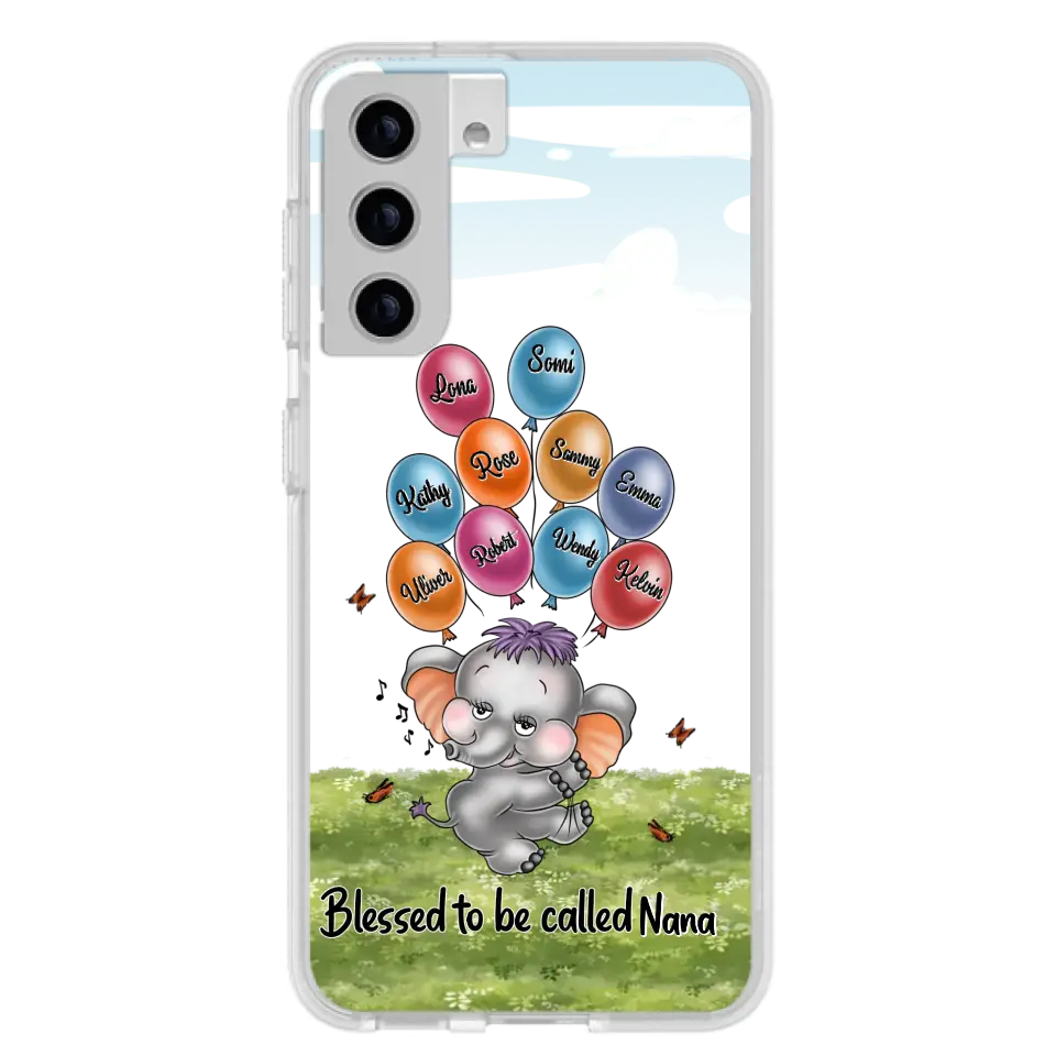 Personalized Grandma Phone Case - Up to 10 Kids - Gift Idea for Grandma/Mother's Day - Blessed To Be Called Nana