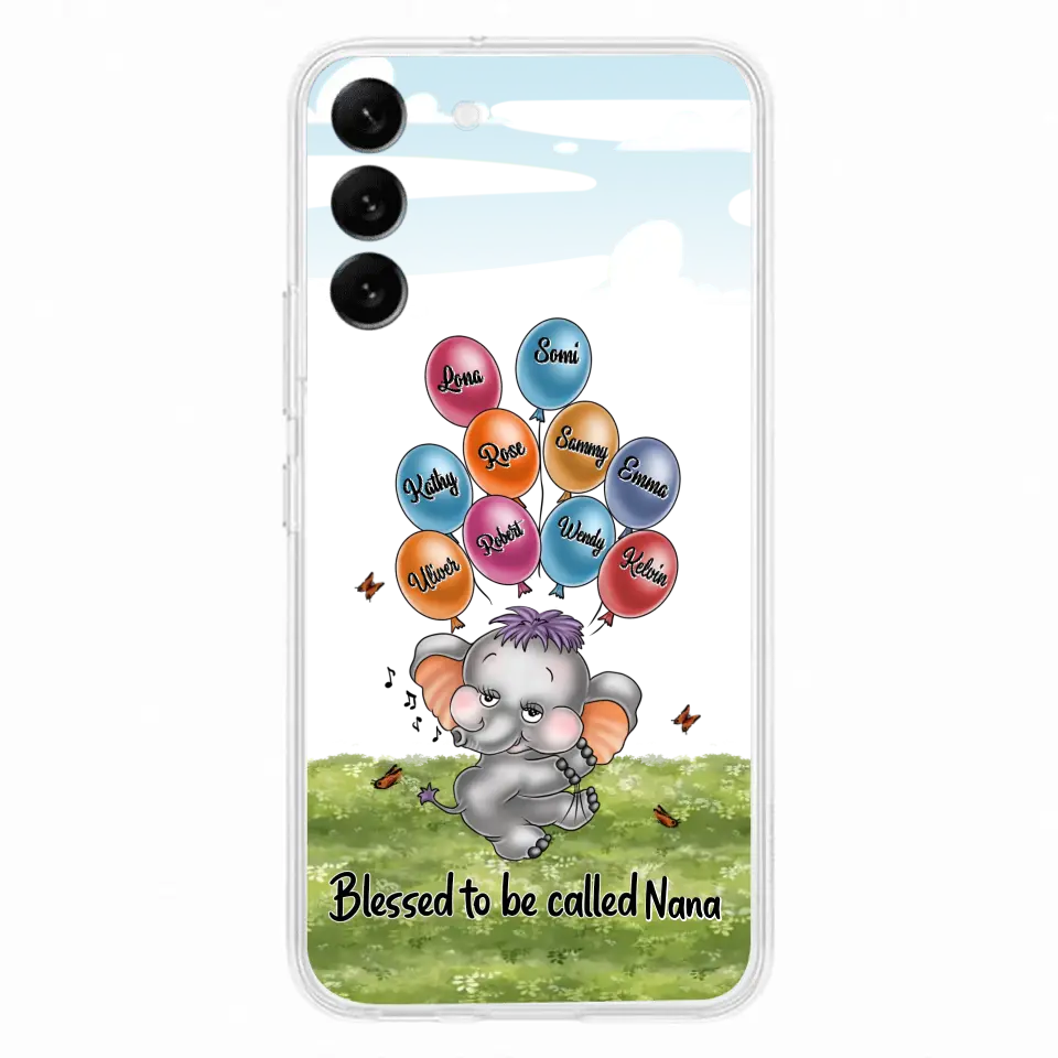 Personalized Grandma Phone Case - Up to 10 Kids - Gift Idea for Grandma/Mother's Day - Blessed To Be Called Nana