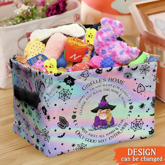 Personalized Witch Storage Box - Mother's Day Gift Idea - Smoke Of Air And Water & Fire & Earth Cleanse
