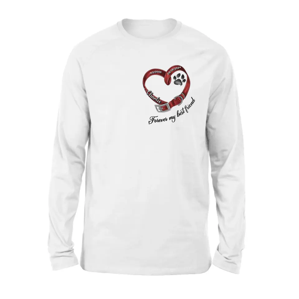 Personalized Memorial Pet Shirt/Hoodie - Memorial Gift Idea for Pet Owners - Forever My Best Friend