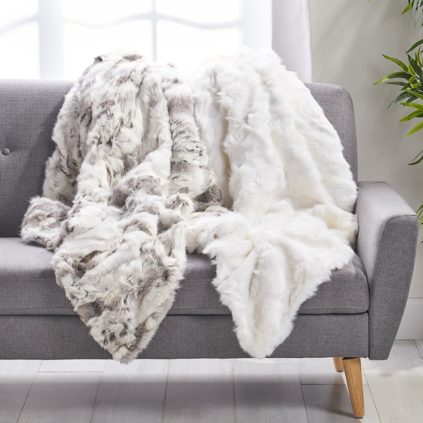 NH-Inmax Faux Fur Throw Blanket