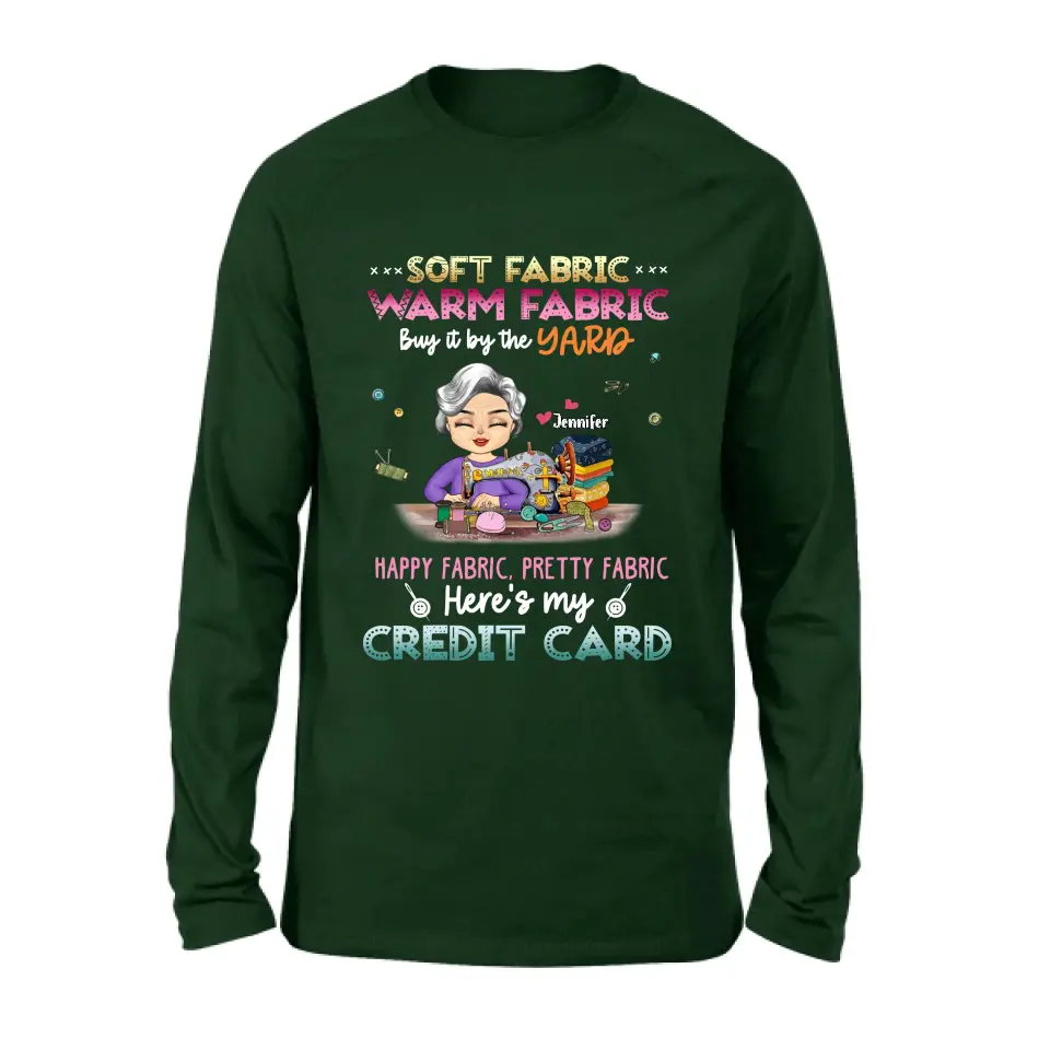 Personalized Sewing Shirt/Hoodie - Mother's Day Gift Idea for Mom/Grandma - Soft Fabric Warm Fabric Buy It By The Yard