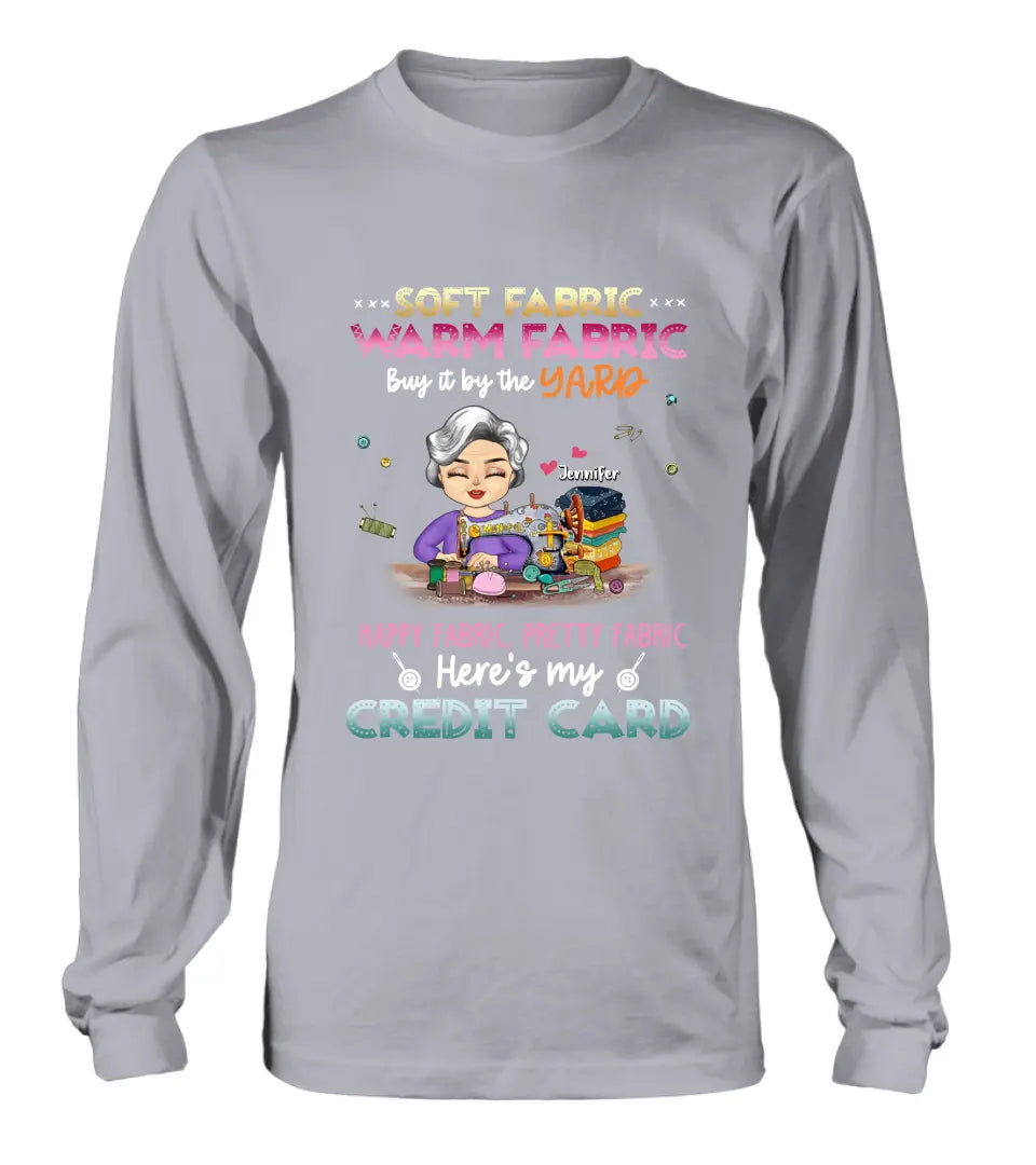 Personalized Sewing Shirt/Hoodie - Mother's Day Gift Idea for Mom/Grandma - Soft Fabric Warm Fabric Buy It By The Yard