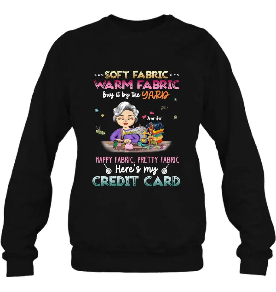 Personalized Sewing Shirt/Hoodie - Mother's Day Gift Idea for Mom/Grandma - Soft Fabric Warm Fabric Buy It By The Yard