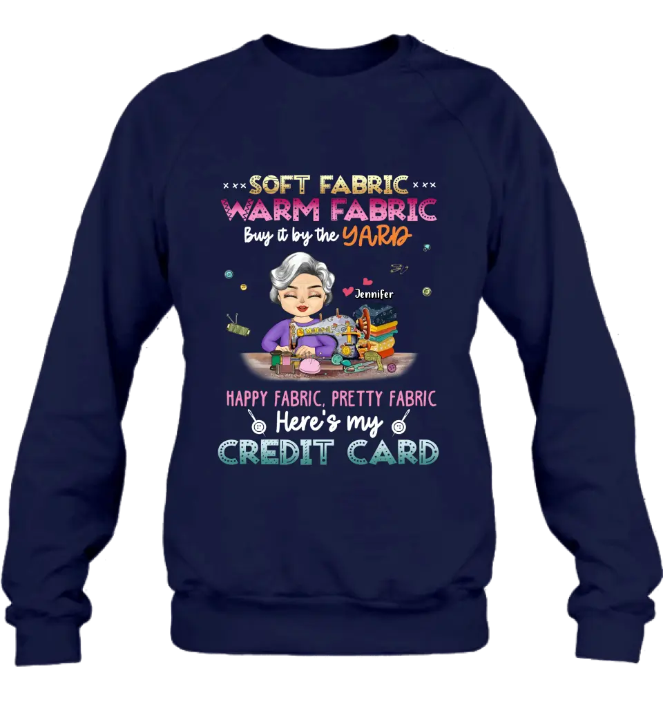 Personalized Sewing Shirt/Hoodie - Mother's Day Gift Idea for Mom/Grandma - Soft Fabric Warm Fabric Buy It By The Yard