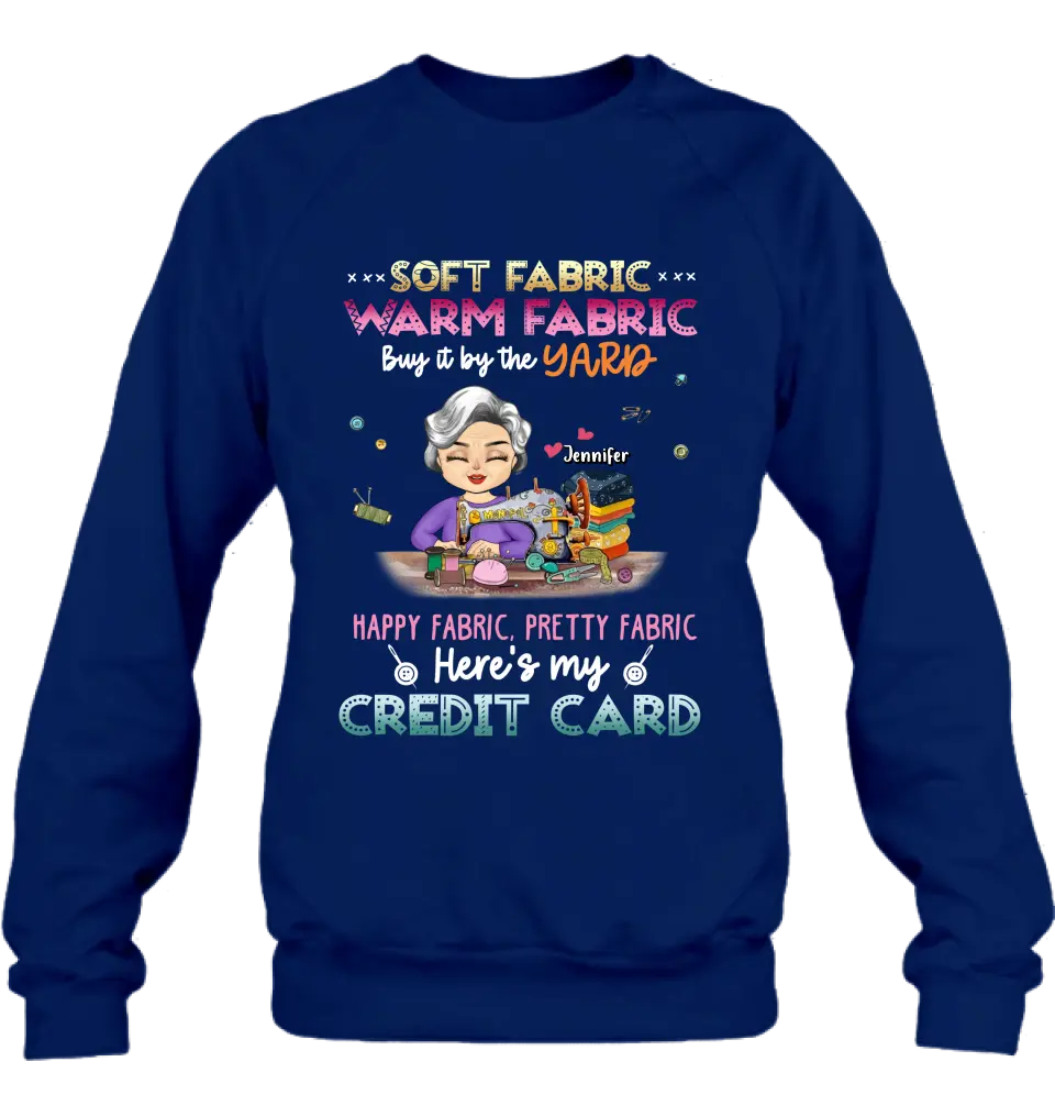 Personalized Sewing Shirt/Hoodie - Mother's Day Gift Idea for Mom/Grandma - Soft Fabric Warm Fabric Buy It By The Yard