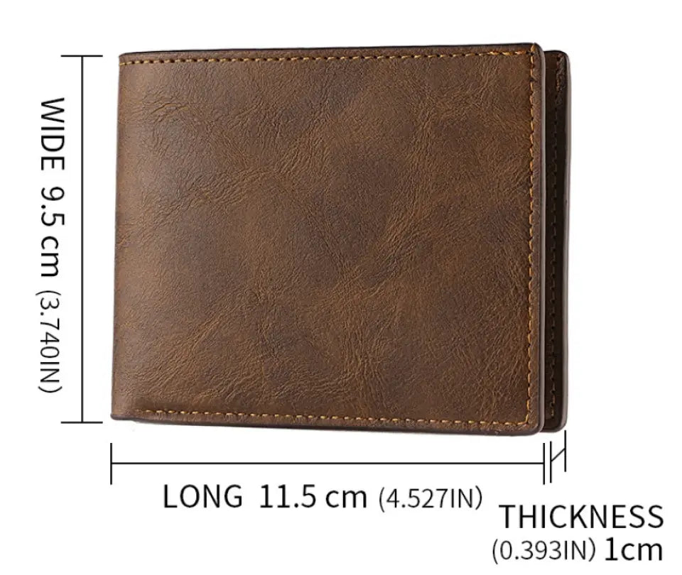 Personalized Police Leather Wallet - Father's Day Gift Idea for Police - Honor Duty Courage