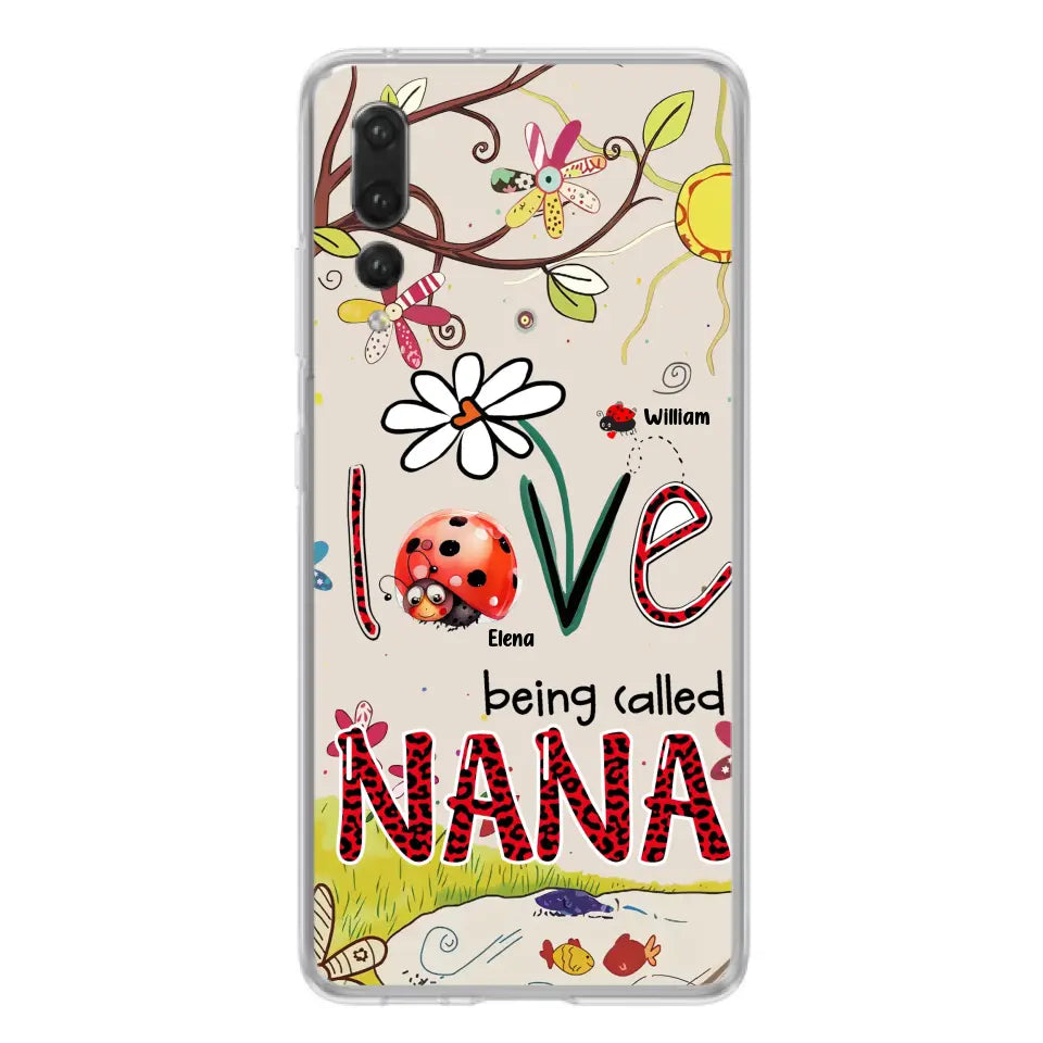 Personalized Grandma/Mom Phone Case - Gift Idea For Grandma - Up to 7 Kids - Love Being Called Gigi - Cases For Oppo/Huawei/Xiaomi