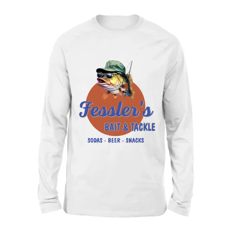Personalized Fishing Shirt/Hoodie - Father's Day Gift Idea for Fishing Lovers - Bait & Tackle