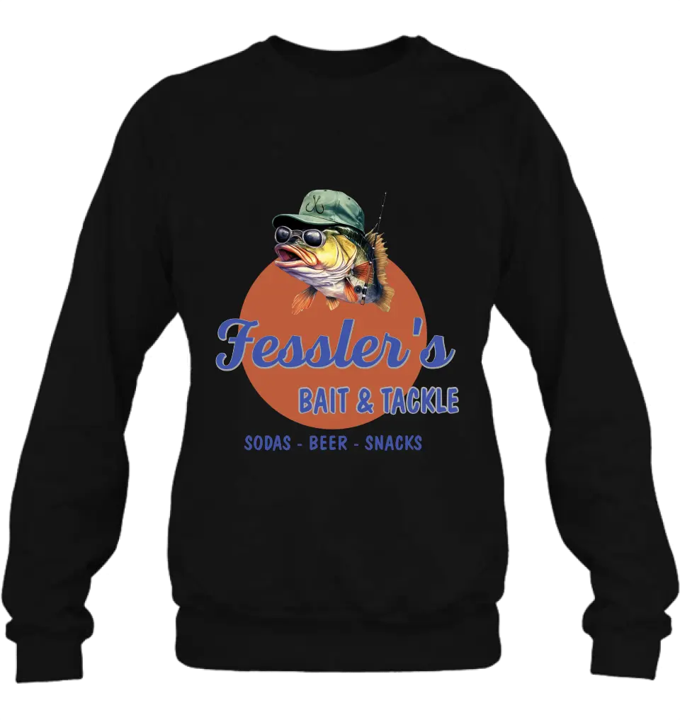 Personalized Fishing Shirt/Hoodie - Father's Day Gift Idea for Fishing Lovers - Bait & Tackle