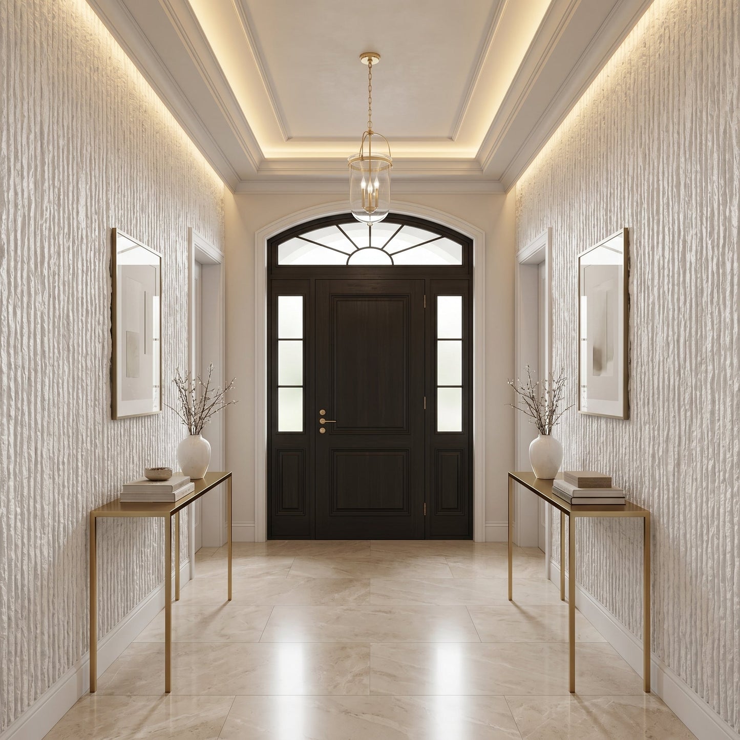 3D Faux Stone Wall Panels - 12 PCS PU Wainscoting Panel