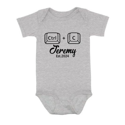 Personalized Father Baby Onesie/T-Shirt - Father's Day Gift Idea for Baby & Daddy