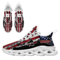 Personalized America Flag Sneakers, Custom MAGA Patriotic Shoes, Comfortable Running Shoes