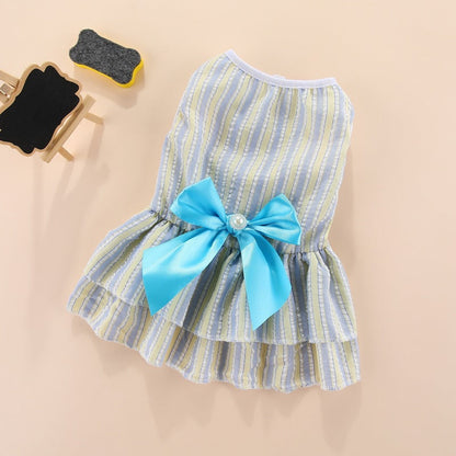 Pet-friendly Striped Fresh-layered Cake Skirt
