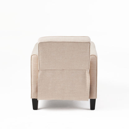 Upholstered Push Back Recliner Chair For Living Room