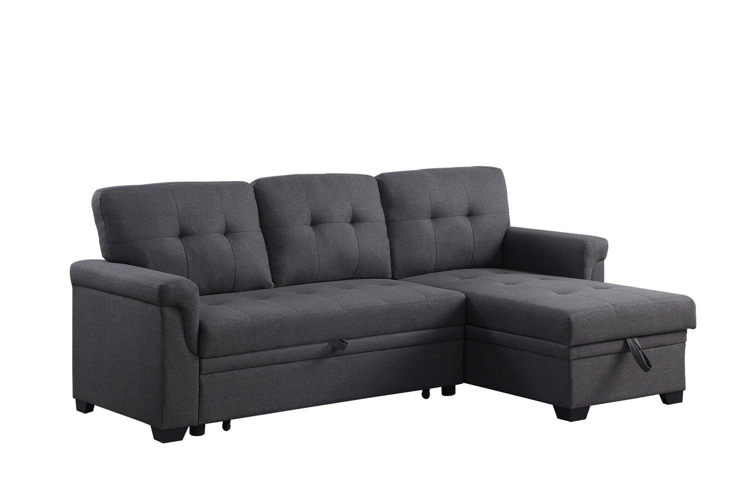 Lucca - Reversible Sleeper Sectional Sofa With Storage Chaise