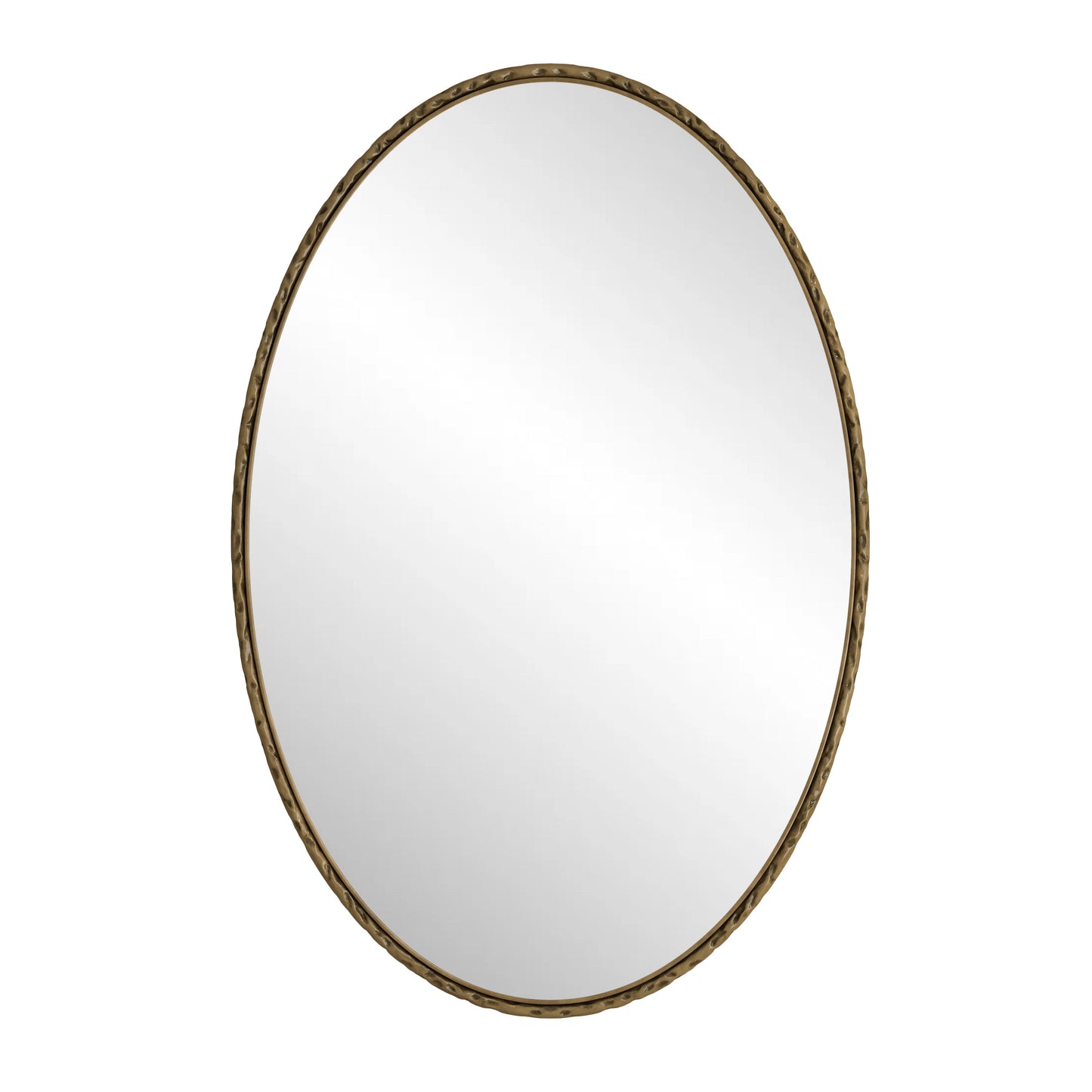 Iron Art Oval Retro Mirror