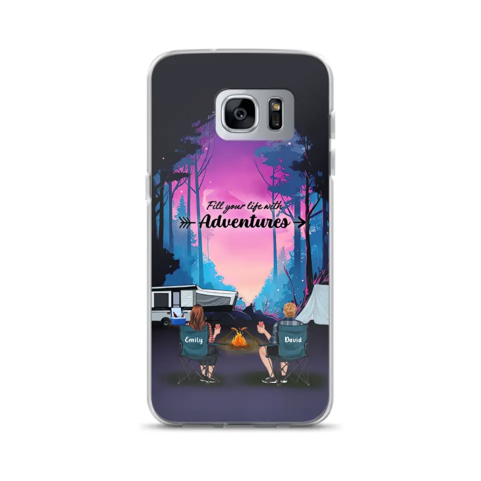 Personalized Camping Phone Case - Full Option - Best Gift For Camping Lovers - Fill Your Life With Adventures - Case For iPhone/Samsung