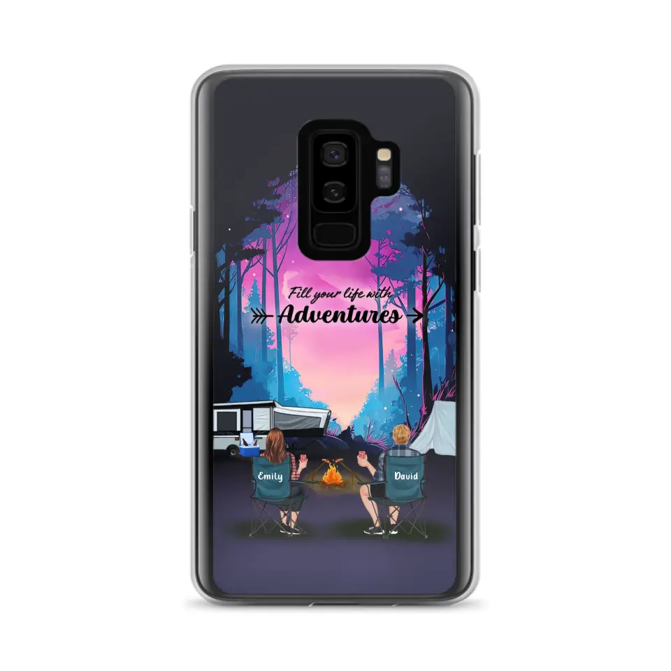 Personalized Camping Phone Case - Full Option - Best Gift For Camping Lovers - Fill Your Life With Adventures - Case For iPhone/Samsung
