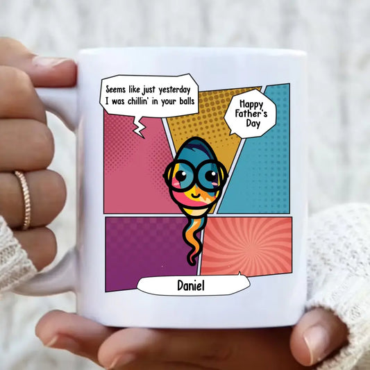 Personalized Funny Coffee Mug - Up to 6 Children - Father's Day Gift Idea - Happy Father's Day