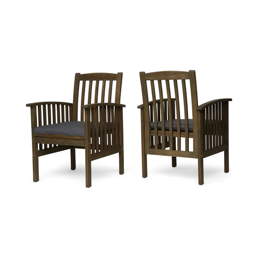 Casa Acacia Dining Chair Set With Cushions