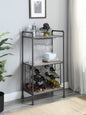 Brantley Wine Rack - Gray / Oak