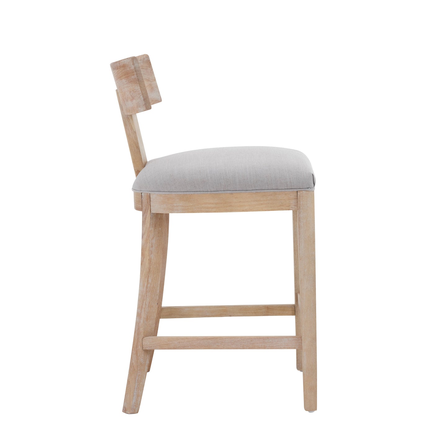 27" Counter Stools Set of 2, Upholstered Counter Height Bar Stools
