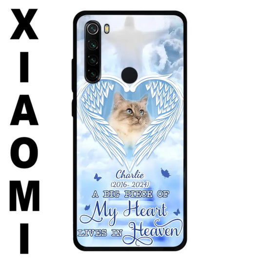 Custom Personalized Memorial Pet Phone Case - Upload Photo - Memorial Gift Idea For Pet Owner - A Big Piece Of My Heart Lives In Heaven - Case For Xiaomi/ Oppo/ Huawei