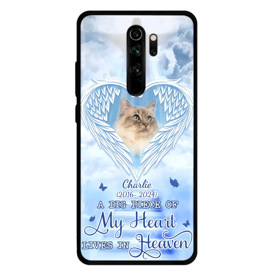 Custom Personalized Memorial Pet Phone Case - Upload Photo - Memorial Gift Idea For Pet Owner - A Big Piece Of My Heart Lives In Heaven - Case For Xiaomi/ Oppo/ Huawei