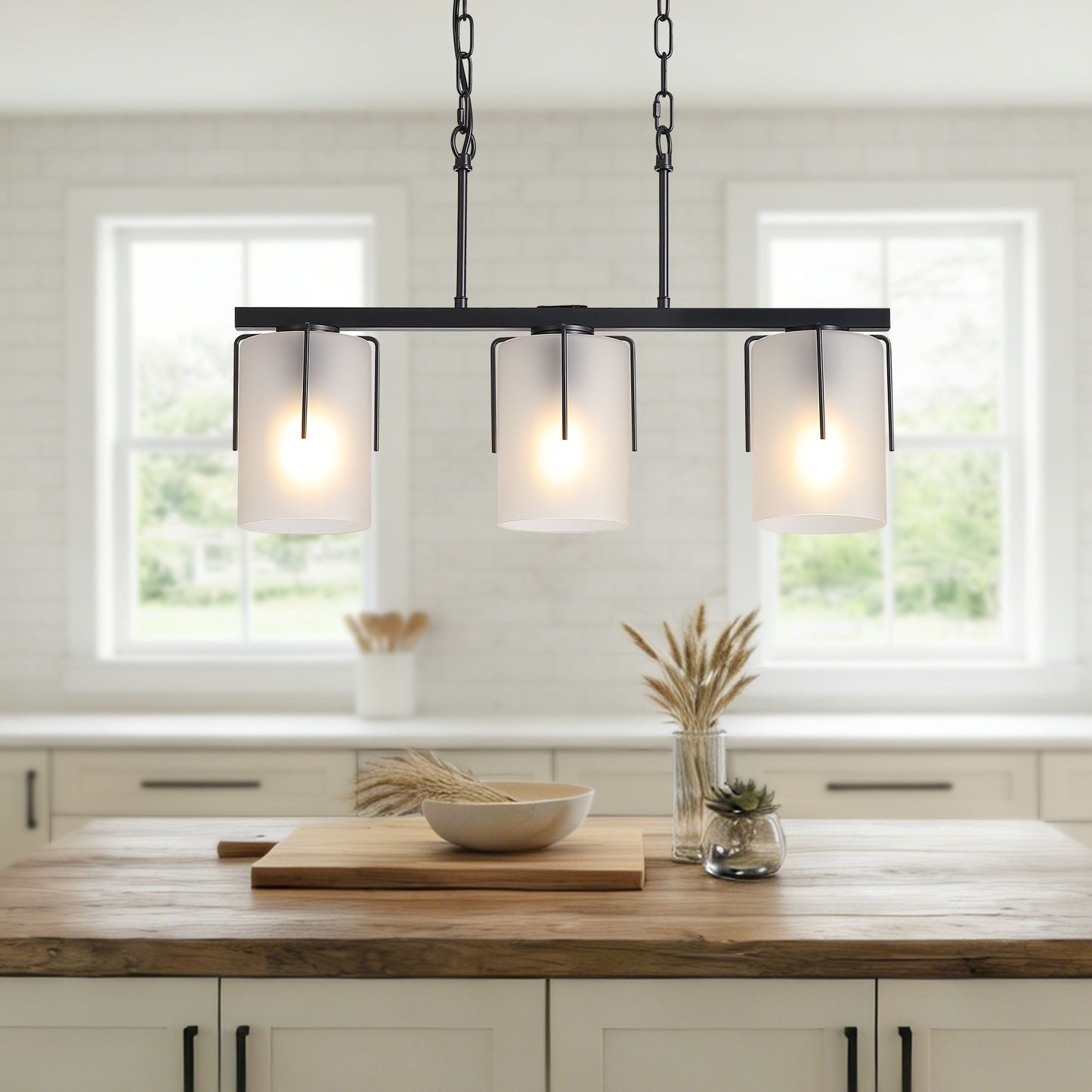 Adjustable Cylindrical Pendant Light