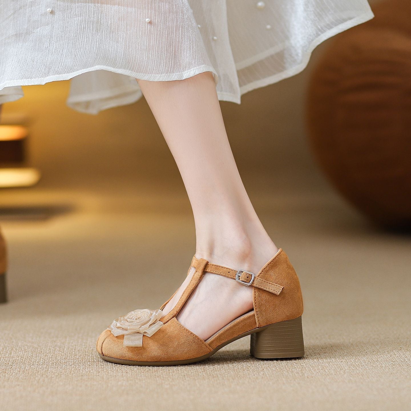 Summer Korean-style Trendy Block-heel Mary Jane Sandals