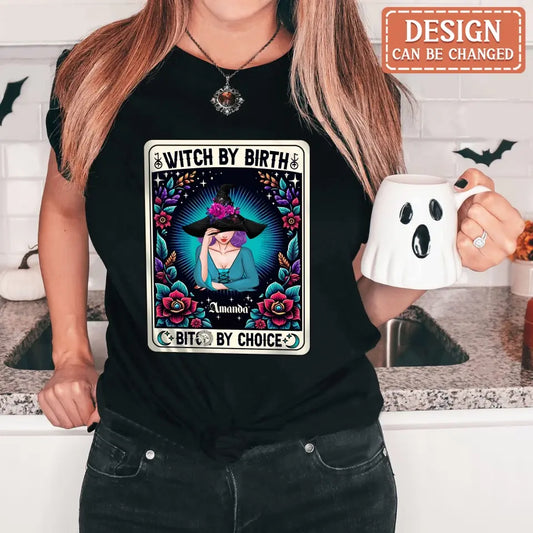 Personalized Witch T-shirt/Long Sleeve/Sweatshirt/Hoodie - Gift Idea For Halloween/Witch - Not Every Witch Lives In Salem