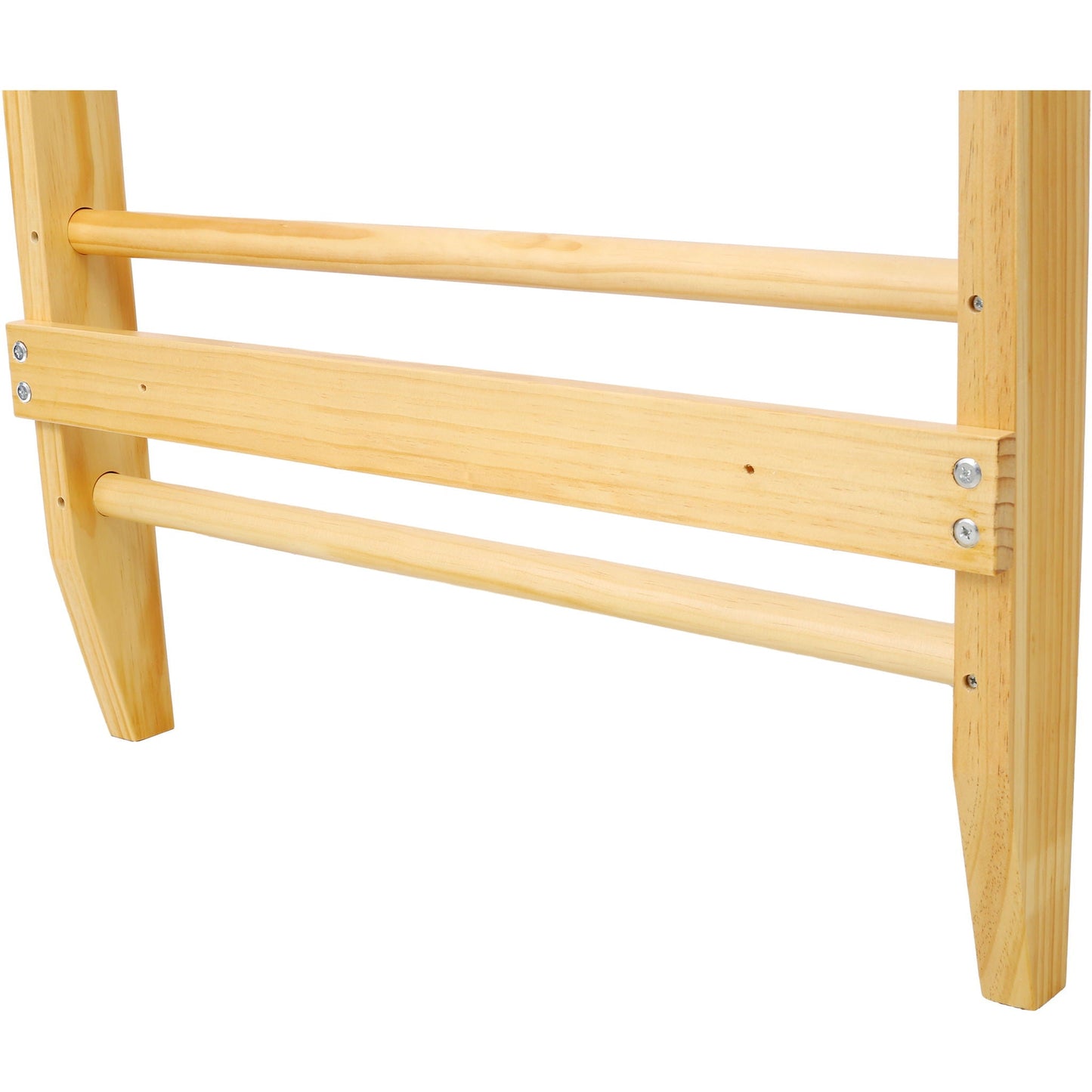 Gymnastics Stall Bar Multi Use Swedish Ladder For Home Gym And Physical Therapy - Natural