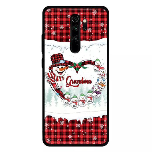 Personalized Christmas Grandma Children Phone Case - Gift For Grandma/Mom - Up to 8 Kids - Case For Xiaomi/Oppo/Huawei